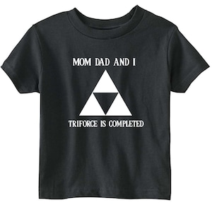 Zelda Toddler &quot;Family Tri-Force&quot; T Shirt Tees Baby Clothes