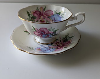 Teacup Royal Albert Orchid