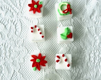 Tea Time Christmas/Holiday Sugar Cubes