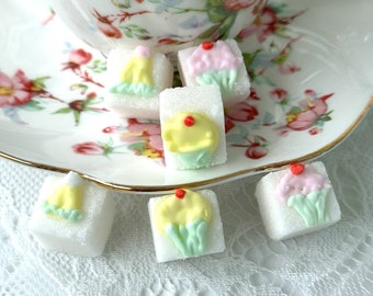 Tea Time Birthday Sugar Cubes