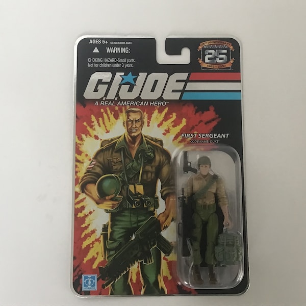 GI Joe 25th Anniversary Carded First Sergeant Duke Action Figure