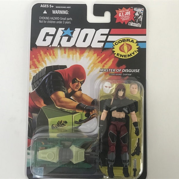 GI Joe 25th Anniversary Carded Zartan Master of Disguise