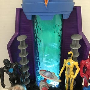 Custom Power Rangers Command Diorama and Action Figures