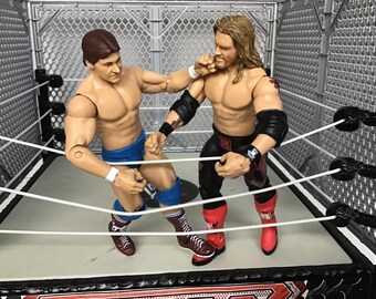 WWF Rowdy Roddy Piper versus Rated R Superstar Edge Action Figures