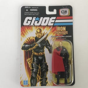 GI Joe 25th Anniversary Carded Iron Grenadier Destro Figure