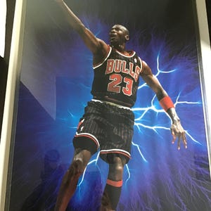 Michael Jordan Slam Dunk Contest Poster - Etsy