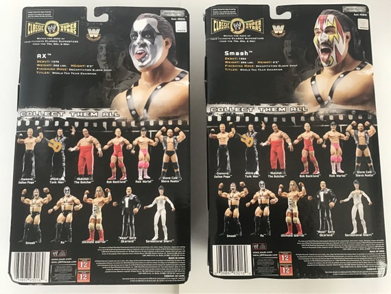 WWF WWE Classic Superstars Ax and Smash Carded Action WWF WWE Classic Superstars Ax and Smash Carded Action