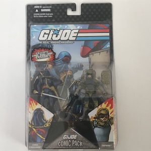 GI Joe Comic 2 Pack Cobra Commander versus Tripwire