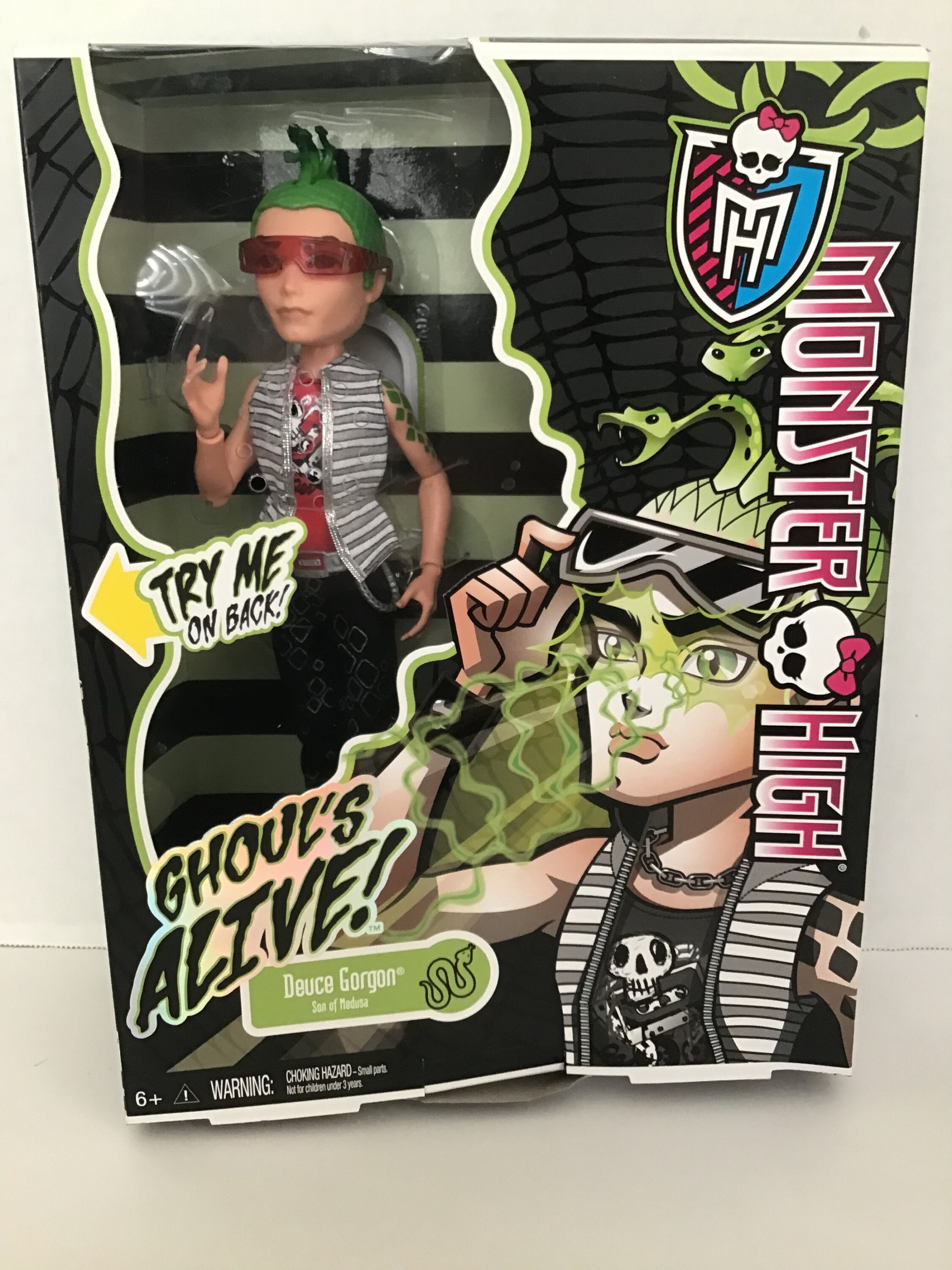 Monster High Deuce Gorgon Son of Medusa 