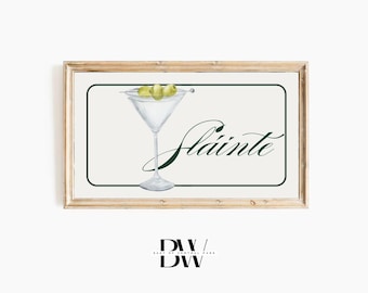 Frame TV Art | St. Patrick's Day Frame TV Art | Sláinte | St. Pattys Day Frame Tv | Frame TV Artwork | St Pattys Day Frame | Tv Wallpaper