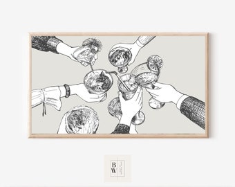 Frame TV Art | New Year's Art | nye 2026, nye samsung tv | Happy New Year Frame TV Art | Happy 2026 | Frame Tv Frames