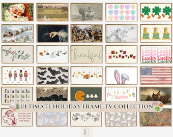 Frame TV | Ultimate Holiday Frame Tv Art Set | 70+ Images | Fall Frame TV Art | Frame TV Artwork | Frame Tv Art Set | Tv Wallpaper