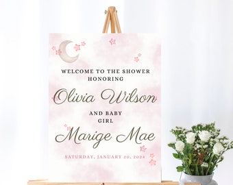 Baby Shower Sign | Custom Baby Shower Welcome Sign | Baby Shower Poster | Baby Shower | Digital Download