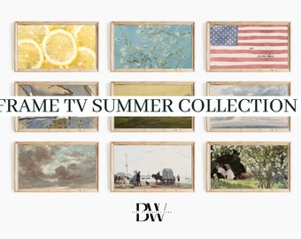FRAME TV Art Vintage Summer Collection I | Vintage Paintings | Vintage and Botanical Still Life Paintings | Art for Frame TV