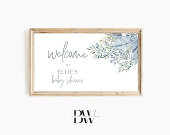 Frame TV Art | Custom Baby Shower Frame TV Art | Baby Shower | Digital Download | Art for Frame TV