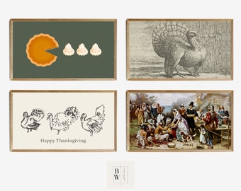 Frame TV Art | Thanksgiving Frame TV Art | Happy Thanksgiving Frame |  TV Art | Digital Download