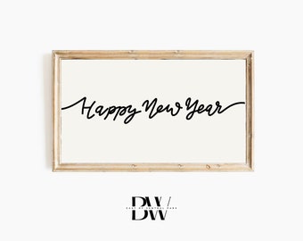 Frame TV Art | New Year's Art | Happy New Year | Happy New Year Frame TV Art | Happy 2024 | Digital Download