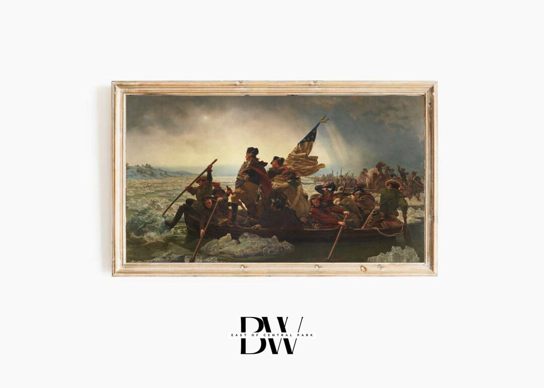 Frame TV | Washington Crossing the Delaware | 4th of July | Modern ...