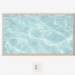 Samsung Frame TV Art | Summer Pool Reflection, Clear Water | Coastal Art, Frame TV | Digital Download | Art for Samsung Frame TV