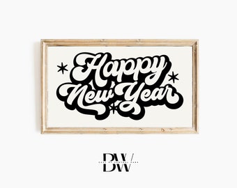 Frame TV Art | New Year's Art | nye 2026, nye samsung tv | Happy New Year Frame TV Art | Happy 2026 | Frame Tv Frames