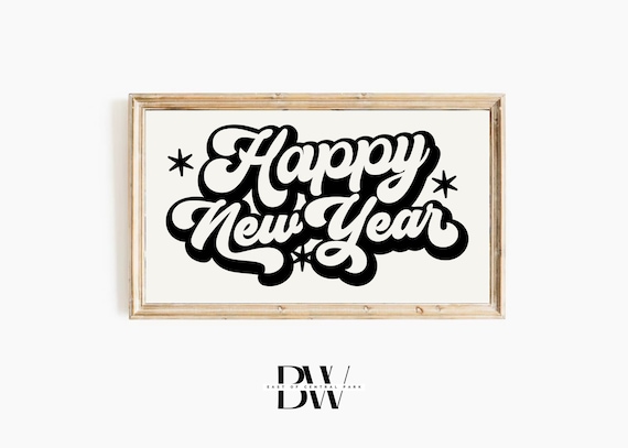 Frame TV Art | New Year's Art | nye 2026, nye samsung tv | Happy New Year Frame TV Art | Happy 2026 | Frame Tv Frames