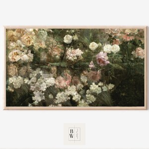 Frame TV Art | Vintage Painting | Vintage Flower |  TV Art | Digital Download | Art for Frame TV