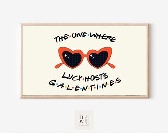 Frame TV Art | Galentines Day Frame TV Art | Personalized Galentines Frame Art | Digital Download | Art for Frame TV