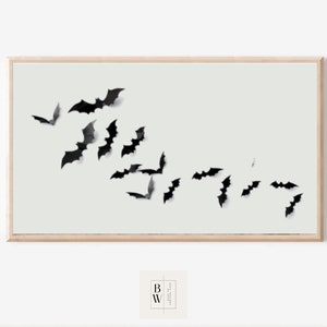 Frame TV Art | Halloween Frame TV Art | Bats 02 | Digital Download | Art for Frame TV