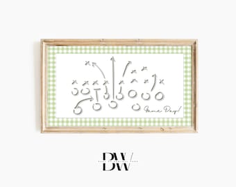 Frame TV Art | Football Frame TV Art | Super Bowl Frame TV Art  | Football Art | Game Day Tv Art Frame Tv Artwork | Tv Wallpaper