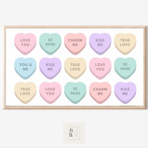 Frame TV Art | Valentine's Day Frame TV Art | Sweetheart Messages | Digital Download | Art for Frame TV