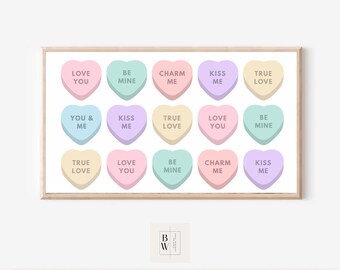 Frame TV Art | Valentine's Day Frame TV Art | Sweetheart Messages | Digital Download | Art for Frame TV