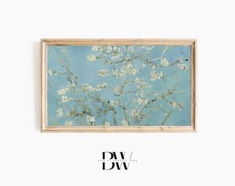 Samsung Frame TV Art | Blossoms of an Almond Tree | Vintage Frame TV Art | Vintage Art | Digital Download | Art for Samsung Frame TV