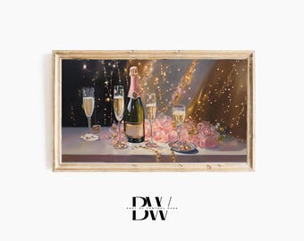 Frame TV Art | New Year's Art | nye 2026, nye samsung tv | Happy New Year Frame TV Art | Happy 2026 | Frame Tv Frames