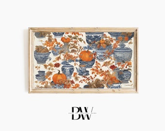Frame TV Art | Fall Frame TV Art | Grandmillenial art | Frame Tv Art Set | Artwork for Frame TV