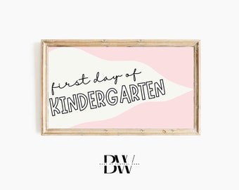 Frame TV Art | Back to School | Custom First Day of School Sign | School Frame TV Art | Back to School Frame Tv Art | Art for Frame TV