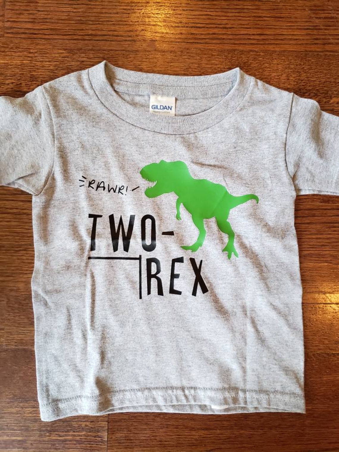 Two-Rex Shirt second birthday shirt Birthday shirt t tex | Etsy