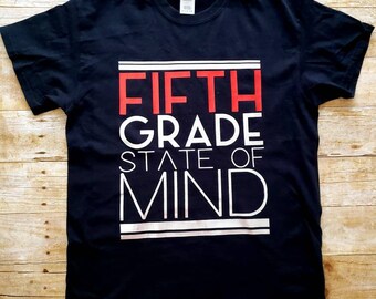 Teacher shirt, teacher life, 5th grade, fifth grade, grade level shirt, elementary school shirt, school spirit