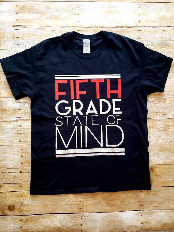 Teacher Shirt Teacher Life 5th Grade Fifth Grade Grade Level Shirt Elementary School Shirt School Spirit