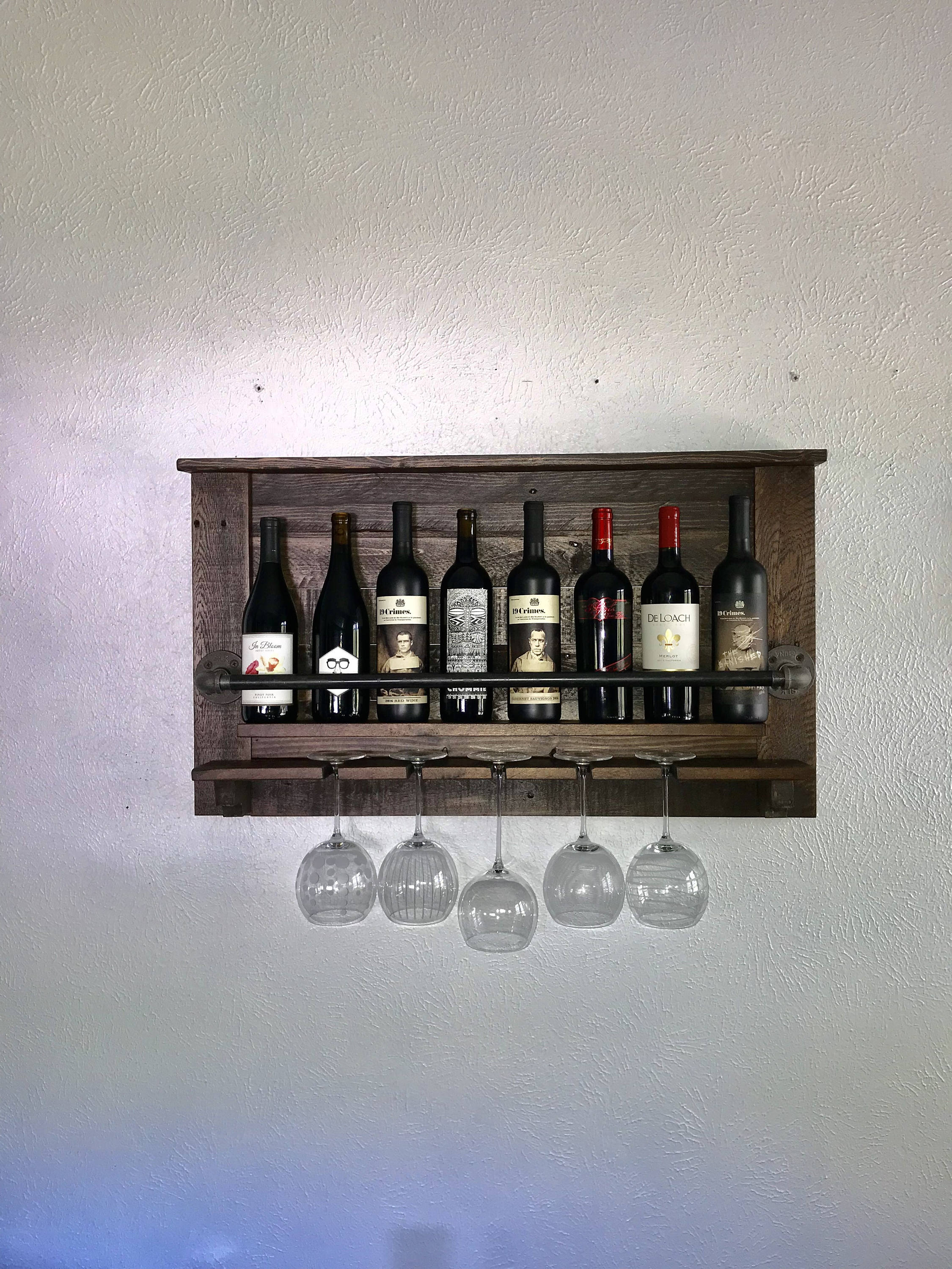 industrial wine rack rustic wine rack wine rack gas pipe Etsy