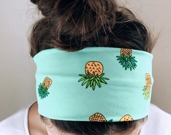Mint Pineapple Headband