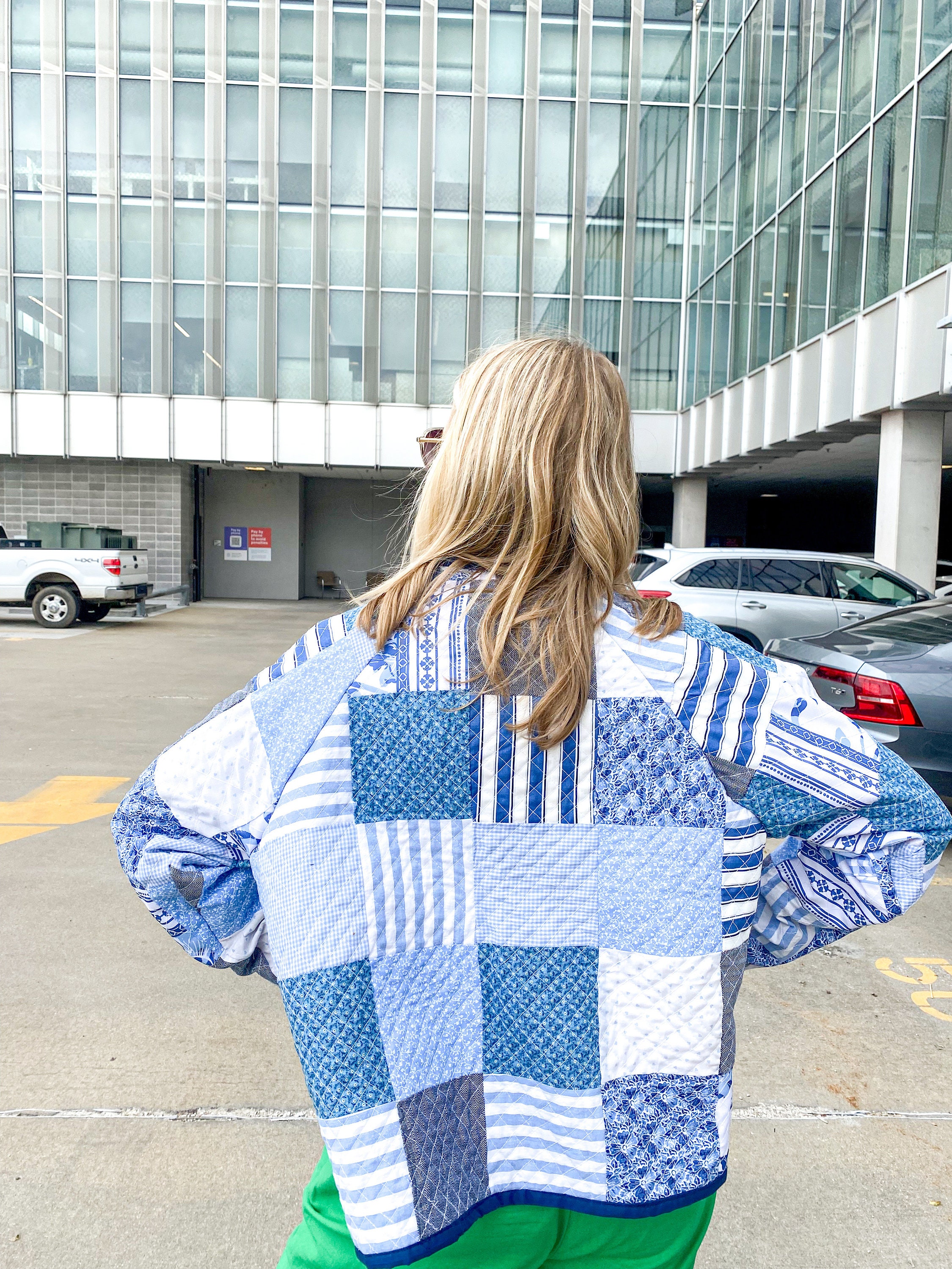 Blue Quilted Jacket, Coastal Grandmas Chic Quilted Jacket Blue Quilted Jacket, Coastal Grandmas Chic Quilted Jacket