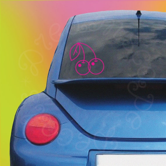 Cherry Bomb Car Sticker Fruit Bumper Sticker Etsy Australia