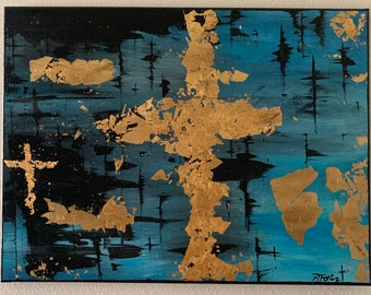 Abstract Golden Cross