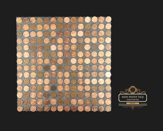 Tile Sheets Of Us Copper Pennies Penny, Copper Penny Tile Backsplash