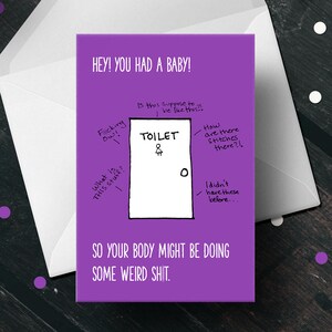 Tarjeta de mamá nueva - Tarjeta de mamá nueva - Tarjeta de imagen corporal - Tarjeta de mamá honesta - Tarjeta de mamá divertida - Tarjeta de cuerpo nueva - Tarjeta de amor a tu cuerpo - Tarjeta de maternidad