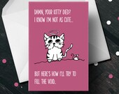 PDF Death of Pet - Cat Sympathy Card - Pet Loss Card - Pet Sympathy - Death of Cat Card - Pet Passed Away - Cat Passed Away - Sympathy Card