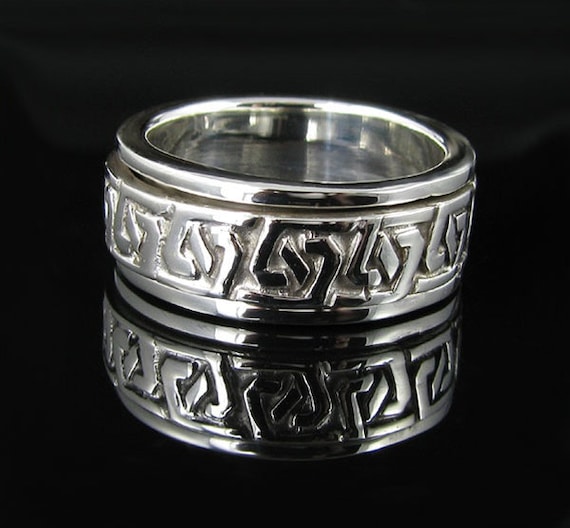 Sterling Spinner Rings - Sizes 9-13 Sterling Spinner Rings - Sizes 9-13