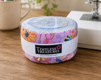 Timeless Treasures Escapade Jelly Roll Bundle Cotton Quilt Fabric 40, 2 ...