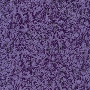 Michael Miller Fairy Frost Metallic Purple Ink Cotton Quilt Fabric