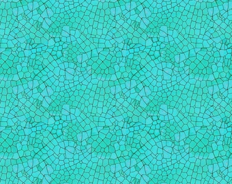Dragonfly Illusion by Timeless Treasures Green Marble Paving Stones Cotton Quilt Fabric